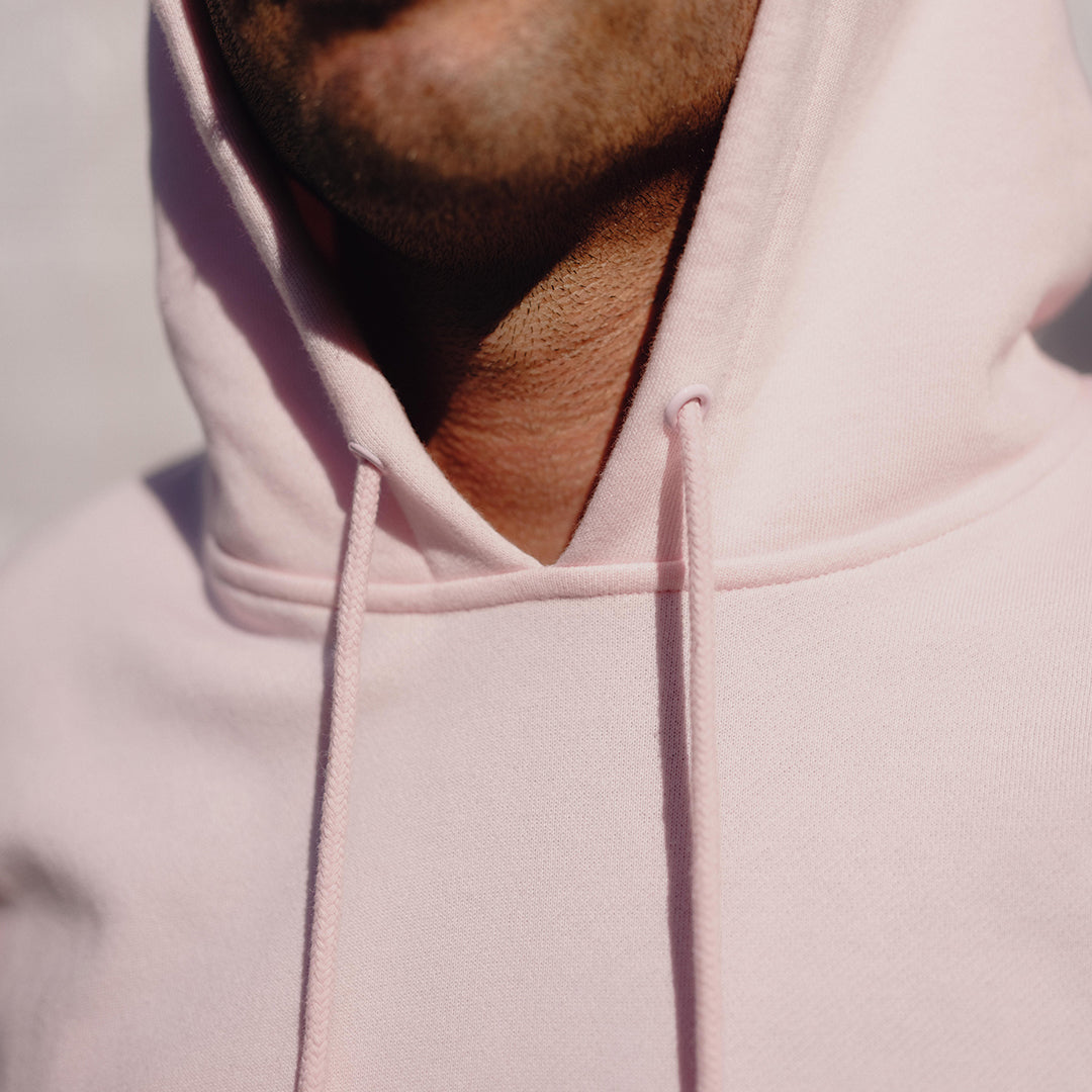 French Terry Logo Hood - Pink