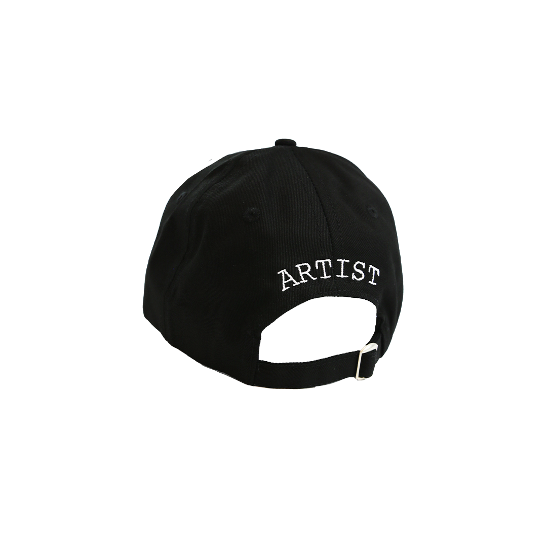 ARTIST LOGO CAP BLACK / WHITE