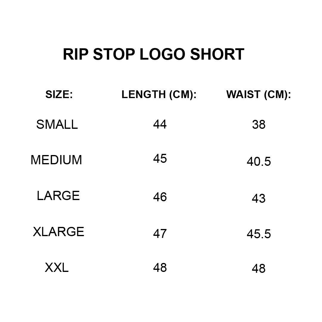 RIP STOP SHORT - BLACK
