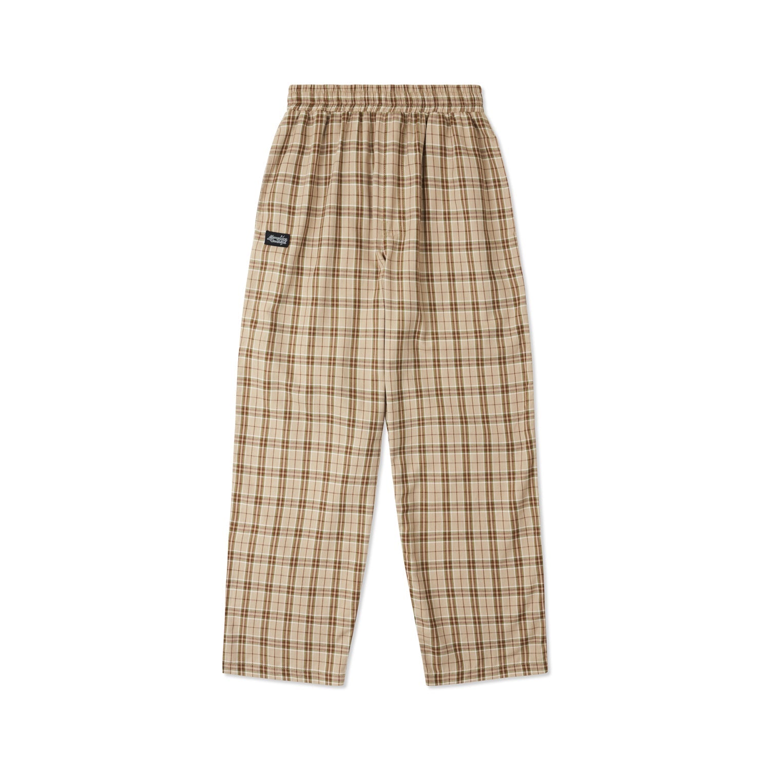 PLAID OUT PANT - BROWN