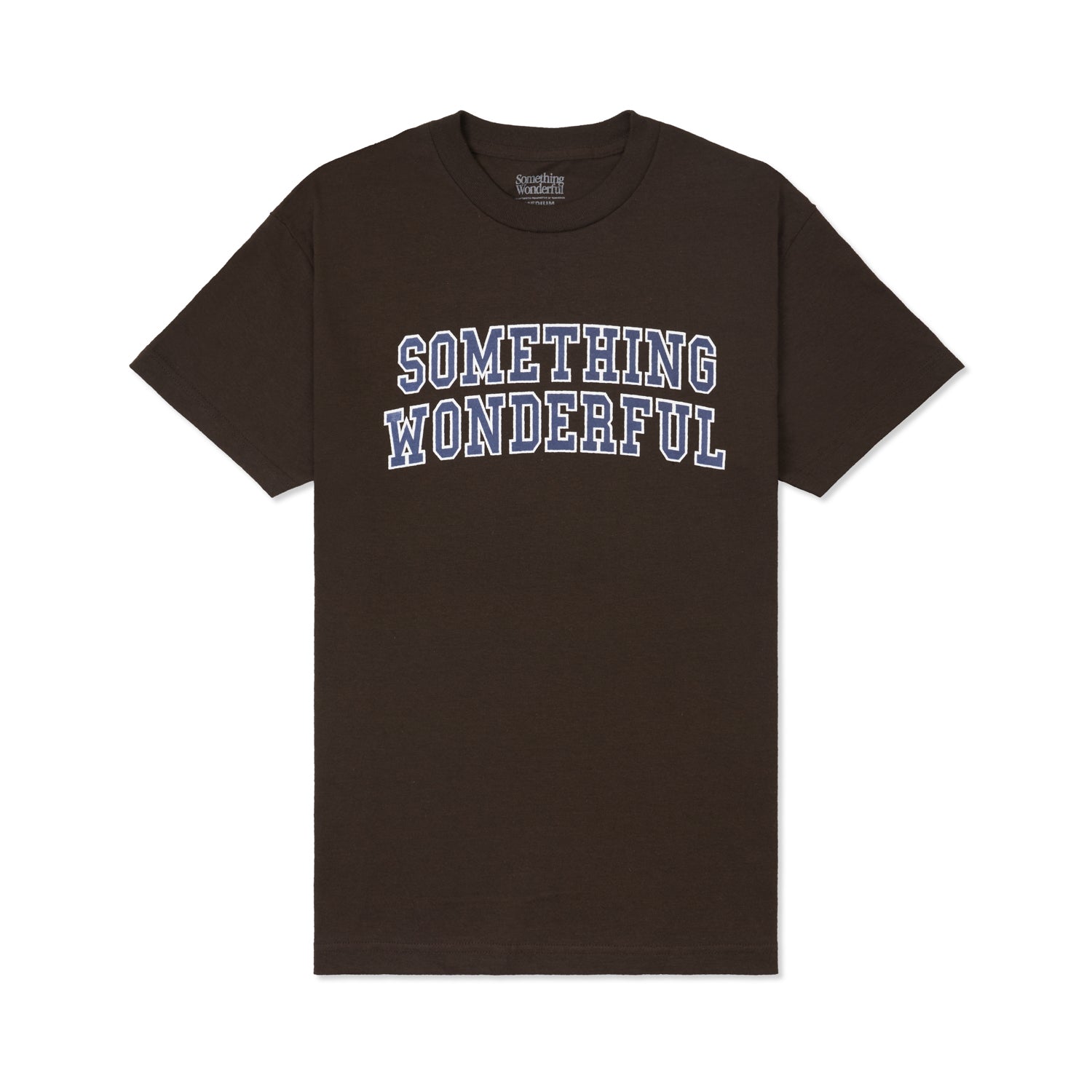 COLLEGE T-SHIRT - BROWN