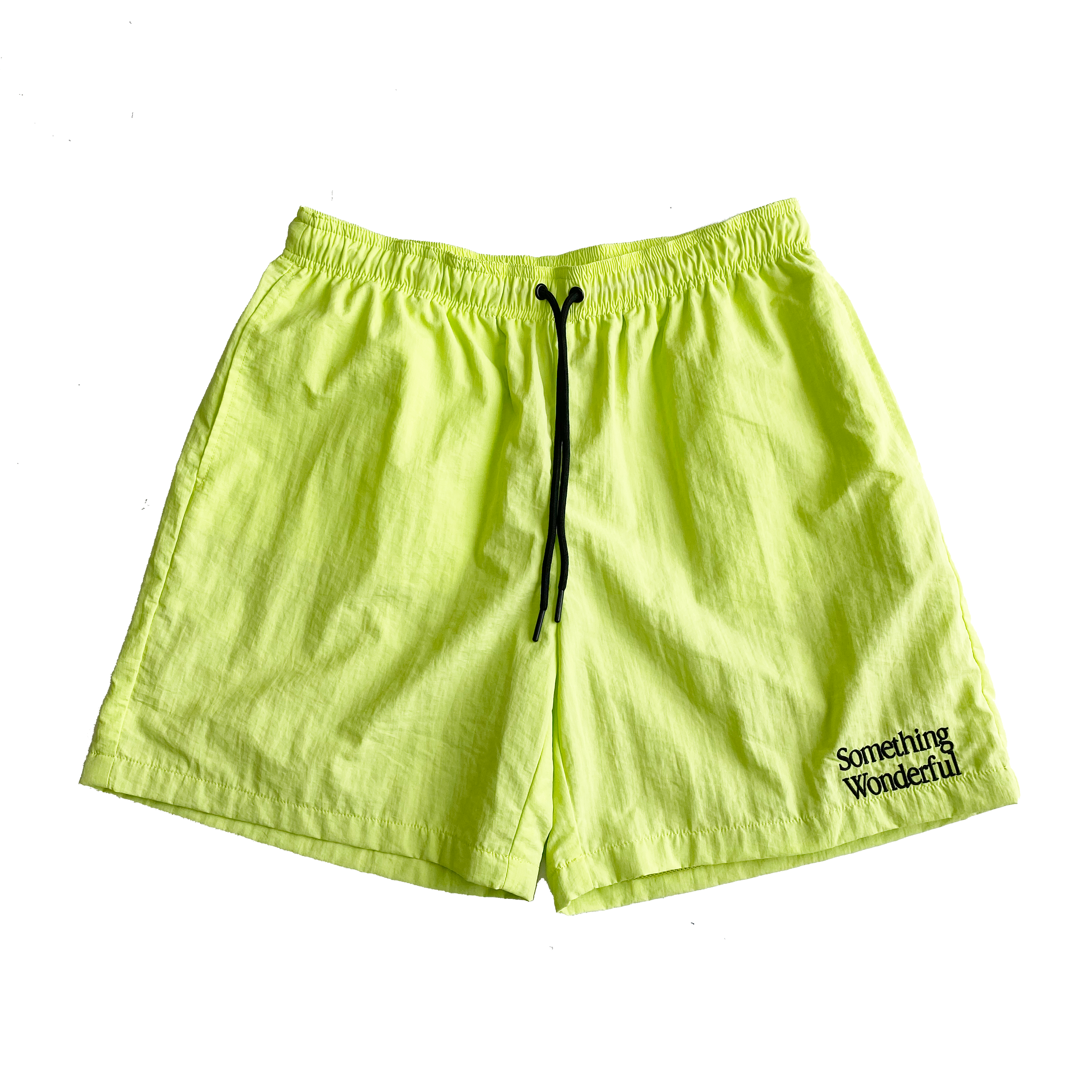 Logo Shorts - Tennis Ball Green